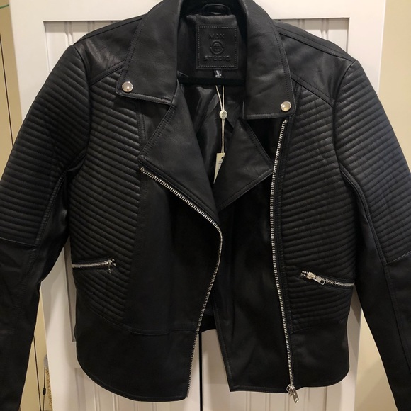Max Studio Faux Leather Jacket - Picture 1 of 4
